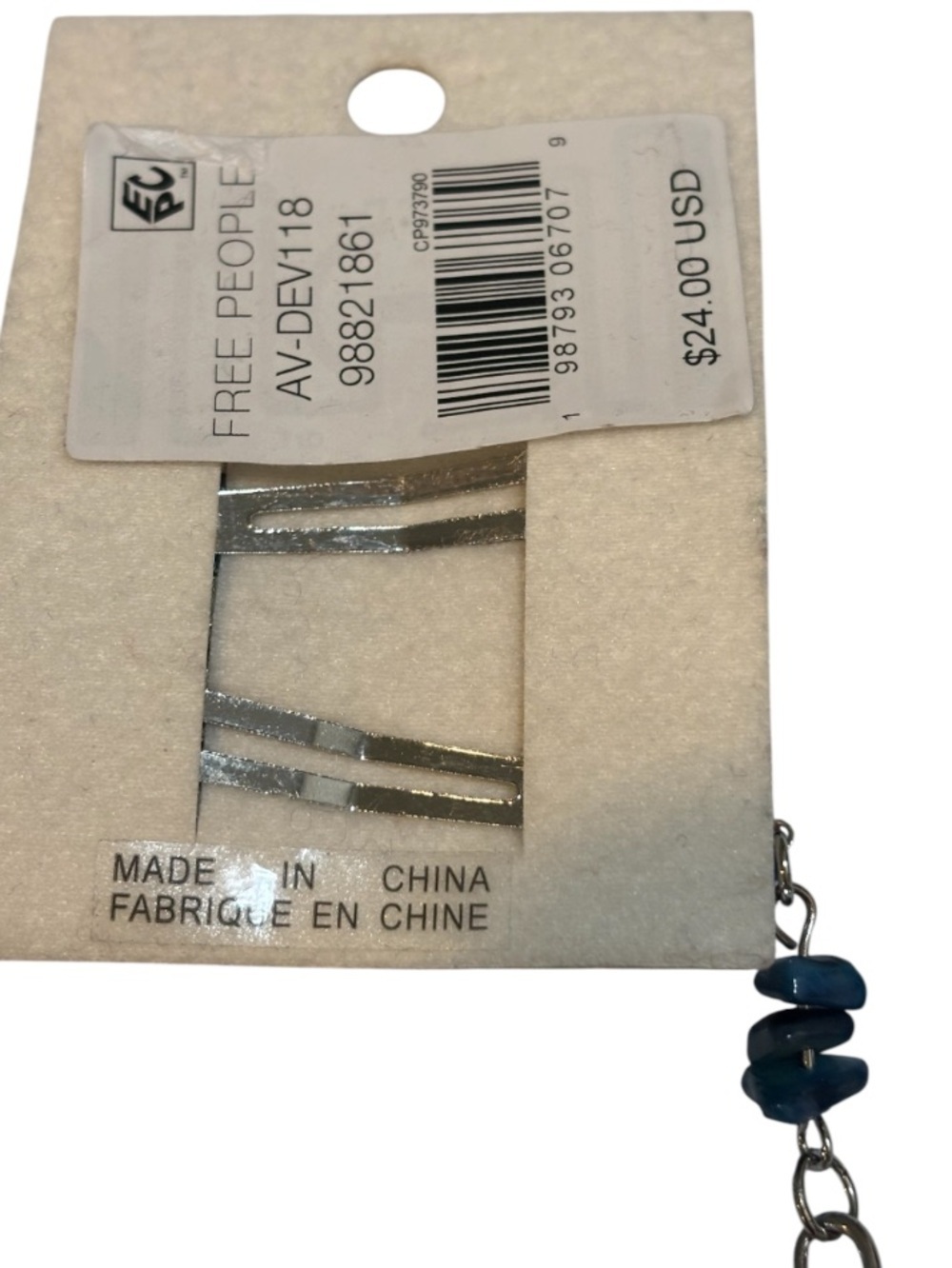 Free People Suzie Hair Clips NWT - Picture 7 of 7